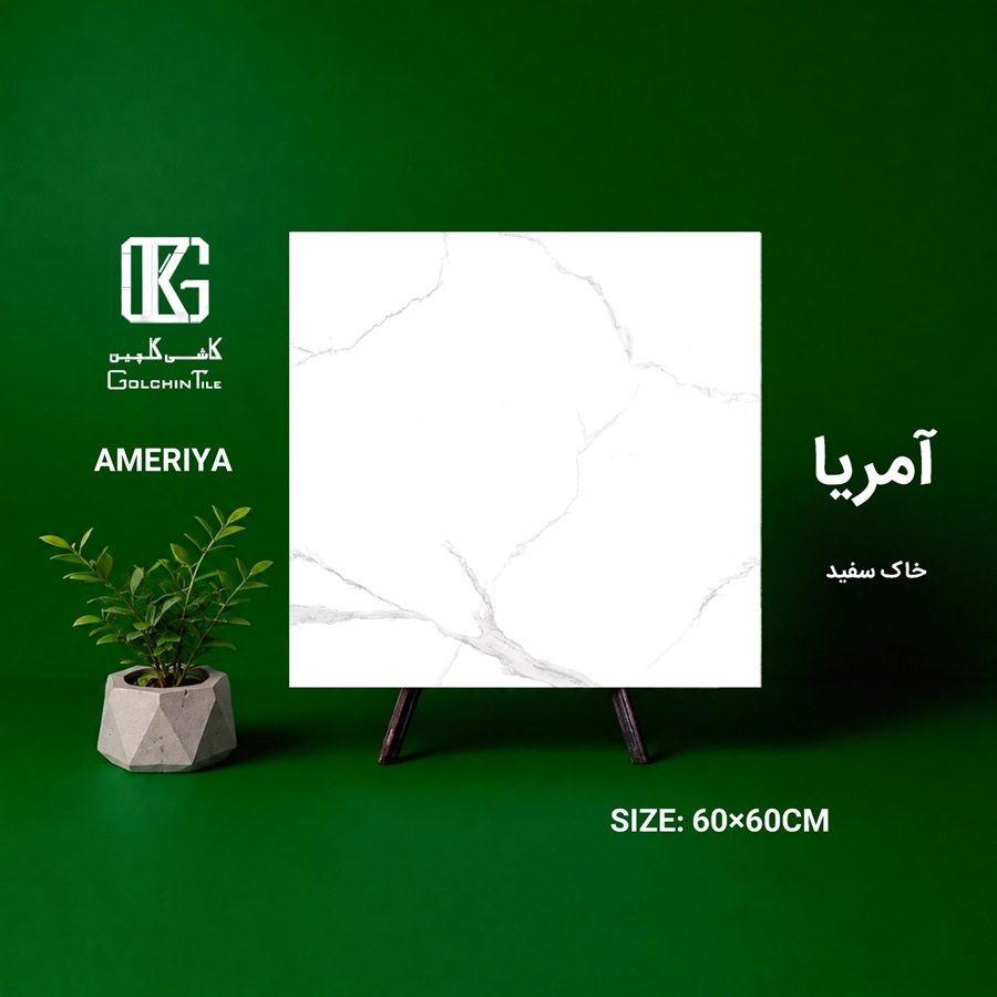 سرامیک خاک سفید آمریا 60×60
